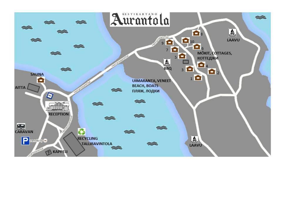 Hotel Aurantola Jaala Esterno foto